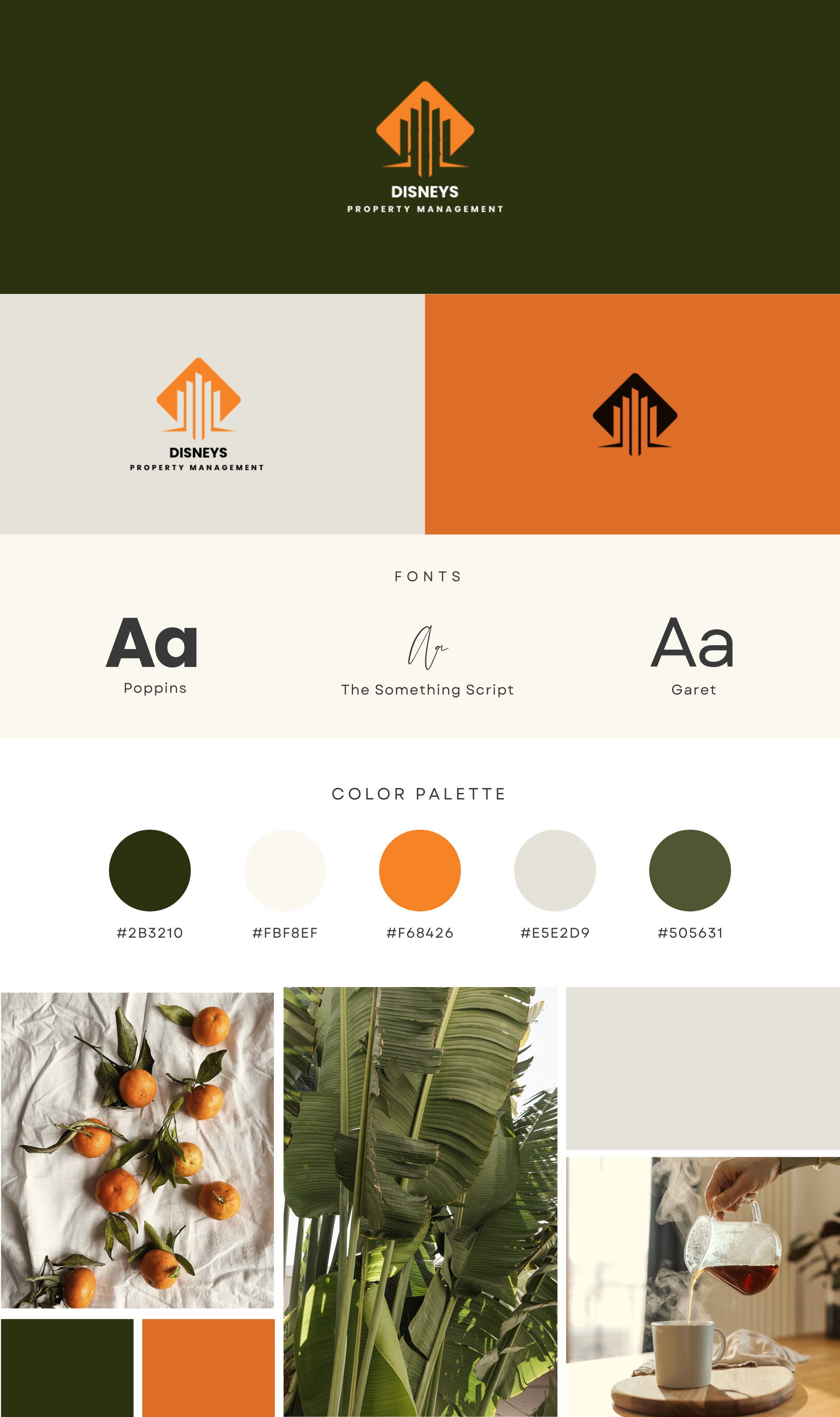 Disney's Property Management brand board